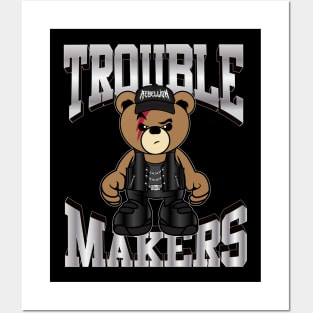 rebel teddy bear Posters and Art